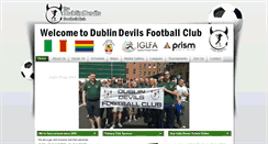 Desktop Screenshot of dublindevilsfc.com